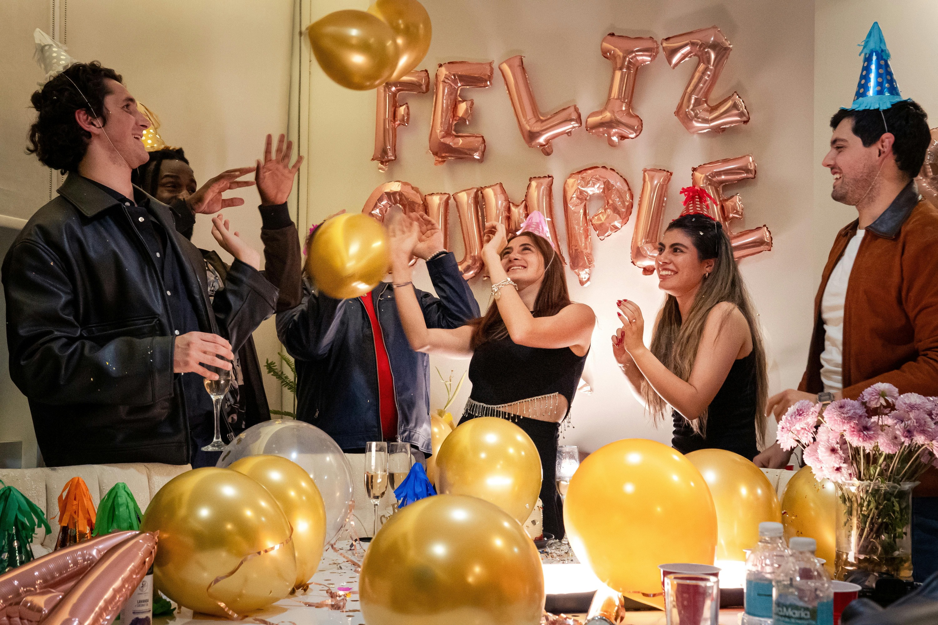 Cumpleaños con globos